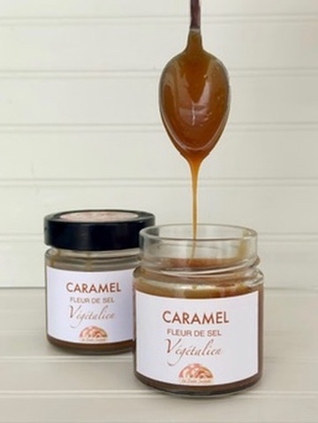 Photo des pots de caramel salé